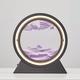 Moving Sand Art Pictures with LED Light, 29CM Round Glass 3D Deep Sea Sandscape in Motion Display Flowing Sand Frame, Relaxing Table Desktop Home Office Work Decor, Sand Art Toys for Adults Kids