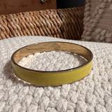 J. Crew Jewelry | J Crew Yellow Enamel Bangle | Color: Gold/Yellow | Size: Os