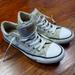 Converse Shoes | Converse Gray With White Dots Low Top Sneakers | Color: Gray/White | Size: 7