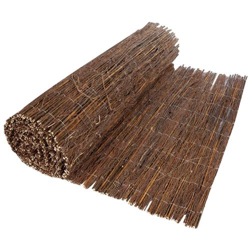 WINDHAGER Sichtschutzzaunmatten Zaunelemente naturbelassenes Heidekraut, L: 3 m Gr. H/L: 200 cm x 3 m, beige (natur)