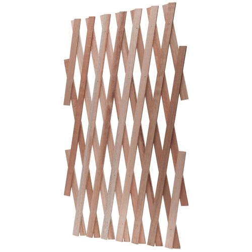 WINDHAGER Sichtschutzelement Zaunelemente Holzspalier aus unbehandeltem Holz, L: 1,8 m Gr. H/L: 90 cm x 1,8 m, beige (natur)