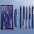 Ensemble de stylos en maille étoilée 6 pièces surligneur de couleur métallique marqueur à encre