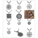 Collier pendentif Slavic Kolovrat Symdangers pour homme amulette antique viking roue rune bijoux