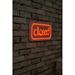 17.7" Novelty Closed Led Neon Sign Wall Décor - 0.8" x 17.7" x 8.7"