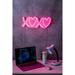 18" Novelty Tic Tac Toe XoXo Neon Sign Wall Décor