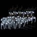 The Holiday Aisle® Christmas Reindeers Decoration Christmas Lighting Display w/ LEDs Metal in Gray | 25.2 H x 7.5 W in | Wayfair