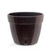 â­� Santino ASTI 9.2 Inch Self Watering Planter BLACK-GOLD/BLACK for Indoor Plants - Premium Modern Plastic Pot w/ Water level Indicator for All House Herbs Plants African Violets and Dahlias