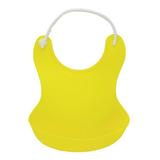 Wanwan Baby Cute Solid Color Leak-Proof Silicone Drinking Eating Bib Feeding Apron