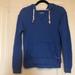 American Eagle Outfitters Tops | American Eagle Outfitters Royal Blue Hoodie Sweatshirt With Pink Logo, Size Xs | Color: Blue/Pink | Size: Xs