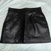 Zara Skirts | Black Zara Women’s Leather Skirt | Color: Black | Size: Xs