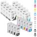 LD Remanufactured Replacement for HP 70 Ink Cartridges: Matte Black Photo Black Gray Light Gray Cyan Magenta Yellow Light Cyan Light Magenta 9-Pack for DesignJet Z3100 Z3100ps GP Z3200 Z3200ps