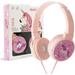 Unicorn Kids Headphones with for Girls Children Teens Over-Ear Headphones with HD Sound Wired Headphones