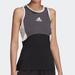 Adidas Tops | Adidas Performance Designed To Move Black Color Block Logo Sport Tank Top | Color: Black/Gray | Size: M