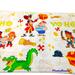 Disney Bedding | Jake And Neverland Island Twin Flat Sheet Multi Color Fabric For Home Decore | Color: Red/White | Size: Twin