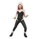 Rubies Spider Gwen Classic Mädchen Jumpsuit mit angebrachter Kapuze, Stiefelüberzug und Augenmaske, offizielles Marvel-, Spider-Mann-Kostüm, für Karneval, Halloween, Weihnachten und Geburtstag