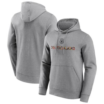 DFB Fragment Wordmark Graphic Hoodie – Sportgrau – Herren Image