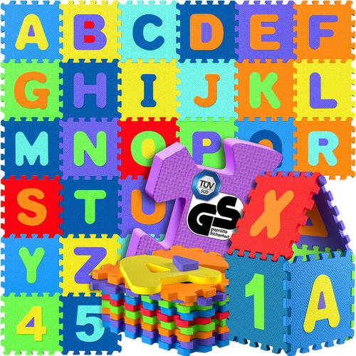 Spielwerk® 86-teilige Puzzlematte Baby Kinder 3,3m² Spielmatte Bodenschutzmatte Krabbelmatte