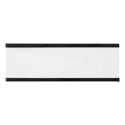 54-Pack Etikettenhalter schwarz, magnetisch inkl. weiße Etiketten 6,0 x 2,0 cm schwarz, Legamaster, 6x2 cm