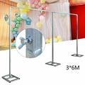 CNCEST Wedding Party Backdrop Stand Pipe Kit Background Support System Curtain Frame