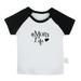 Mom Life Funny T shirt For Baby Newborn Babies T-shirts Infant Tops 0-24M Kids Graphic Tees Clothing (Short Black Raglan T-shirt 0-6 Months)