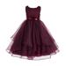 Ekidsbridal Asymmetric Ruffled Organza Sequin Flower Girl Dress Pageant Ballroom Gown 012s 6