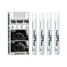 EUBUY 4pcs White Tyre Paint Pen Waterproof Permanent Paint Marker Pens for Bike Motorcycle