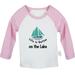 Life is Better on the Lake Funny T shirt For Baby Newborn Babies T-shirts Infant Tops 0-24M Kids Graphic Tees Clothing (Long Pink Raglan T-shirt 18-24 Months)