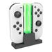 Controller Charger Compatible with Nintendo Switch & OLED Model for Joycon Charging Dock Station for Joy con and for Controller with Type C Charging Cable