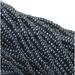 Czech 11/0 Glass Seed Loose Beads 1 6 String Hank Preciosa Opaque Gunmetal