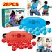 Shaking Swing Balls Game Set for Kids Fun for The Family Game Toy with 40 Balls Outdoors Games and Indoors Games for Boys and Girls Party Favors Beach Ball for Kids Age 5 6 7 8 9+ and Adults