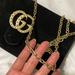 Gucci Bags | Gucci Marmont Pearl Suede Clutch W Chain | Color: Black/Gold | Size: Os