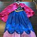 Disney Costumes | Disney Frozen Anna Costume Kids 7/8 | Color: Blue | Size: 7/8