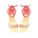 Anthropologie Shoes | Anthropologie Schutz Hina Heels Sandals In Coral | Color: Orange/Red | Size: Various