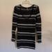 Free People Dresses | Free People Knit Sweater Dress | Color: Black/Blue | Size: S