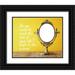 ArtsyQuotes 18x15 Black Ornate Wood Framed with Double Matting Museum Art Print Titled - Byron Katie Quote: Look in the Mirror