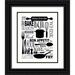 Fuqua Leslie 12x14 Black Ornate Wood Framed with Double Matting Museum Art Print Titled - Culinary Love 1