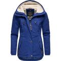 Winterjacke MARIKOO "Bikoo" Gr. S (36), blau (royalblau) Damen Jacken Winterjacken