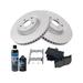 2016-2017 Lexus RC200t Front Brake Pad and Rotor Kit - TRQ