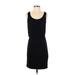 Banana Republic Factory Store Casual Dress - Sheath Scoop Neck Sleeveless: Black Print Dresses - Women's Size X-Small