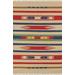 "Pasargad Home Anatolian Kilim Hand-Woven Cotton Area Rug- 6' 0"" X 6' 0"" , Beige-Multi - Pasargad pbb-04 6x6"