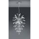 Suspension Fireworks 7 Lumières Minsk Chrome avec Crystal Drops Trio Lighting