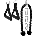 Câble de corde pour triceps accessoires de gymnastique équipement de traction poignées