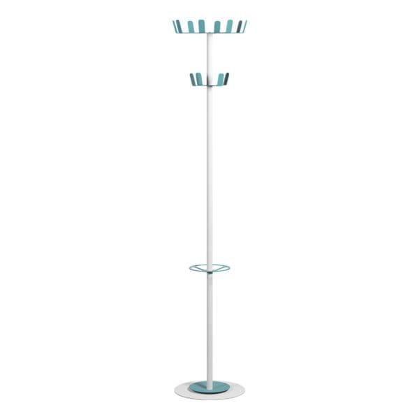 Paperflow Garderobe »easyCloth Color Range White Edition« 12 Haken blau, 175x35 cm