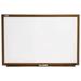 Ability One 6305156 48 x 36 in. Skilcraft Quartet Melamine Dry Erase White Board Light Brown