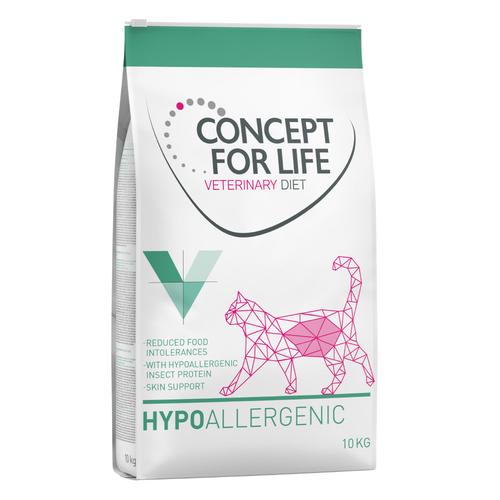10 kg Hypoallergenic Insect Concept for Life Veterinary Diet Katzenfutter trocken