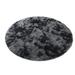 72.05x72.05 inches Soft Round Area Rug for Bedroom Modern Fluffy Circle Rug Indoor Plush Circular Nursery Rugs Area Rugs for Living Room Black