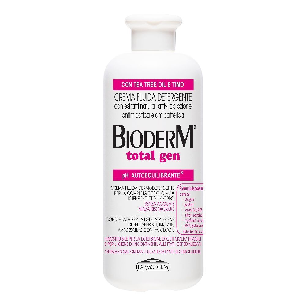Bioderm Total Gen Ph Autoequilibrante 500 Ml ml Additivo per il bagno