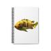 Marick Booster Yellow Fish Spiral Notebook | 7.24 H x 0.63 D in | Wayfair 3713361144