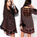 Free People Dresses | Free People Nomad Child Floral-Print Voile Dress | Color: Black/Red | Size: S