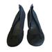 J. Crew Shoes | J Crew Black Cece Round Toe Sued Flats Size 8.5 Made In Italy Slip On Italian | Color: Black | Size: 8.5